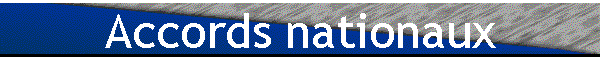 Accords nationaux